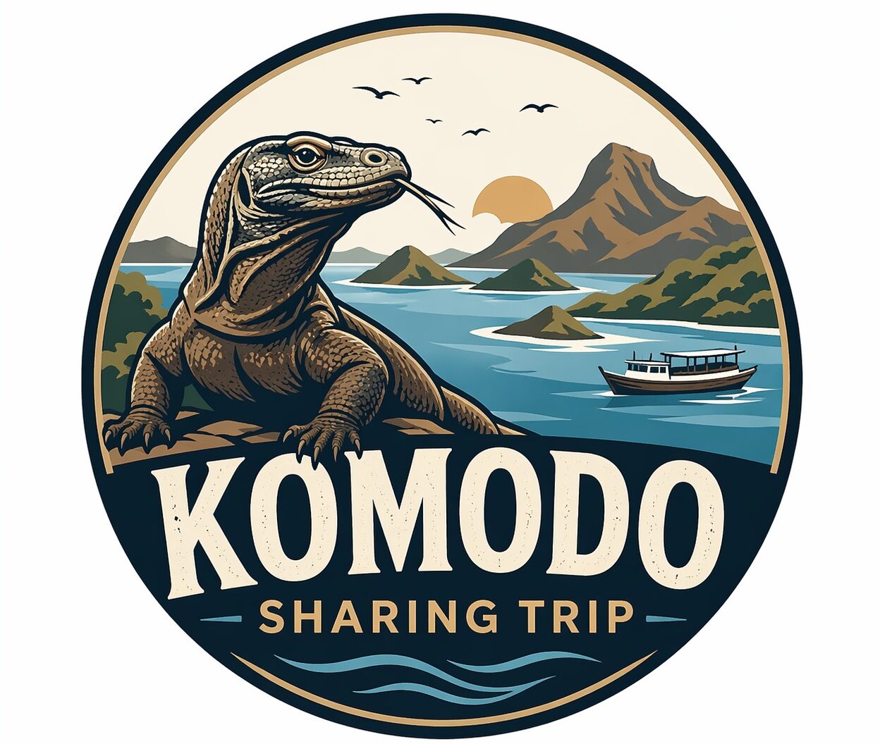 logo komodo Sharing trip